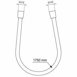 Система скрытого монтажа для ванны Ideal Standard Ceraline хром (5 in 1) SetA6939AA-7, лейка 3 режима