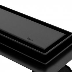 Трап для душа Rea Pure Neo Pro Black 50 см двухсторонняя решетка [REA-G0999]