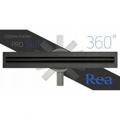 Трап для душа Rea Pro Slim Black 90 см [REA-G8903]