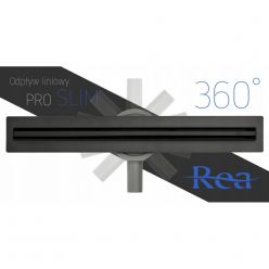Трап для душа Rea Pro Slim Black 60 см [REA-G8900]