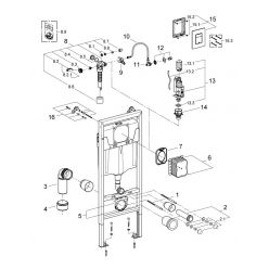 Инсталляция для унитаза Grohe Rapid SL 38721001