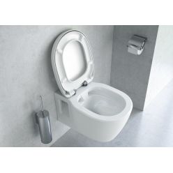 Унитаз подвесной Ideal Standard Connect E822301 безободковый с сиденьем микролифт