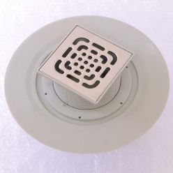 Трап VIEGA 150х150 мм вертикальный выпуск DN70/100 , 557201