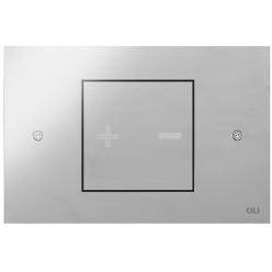 Панель смыва пневматическая OLI Inox-x 01 хром матовый (661001)