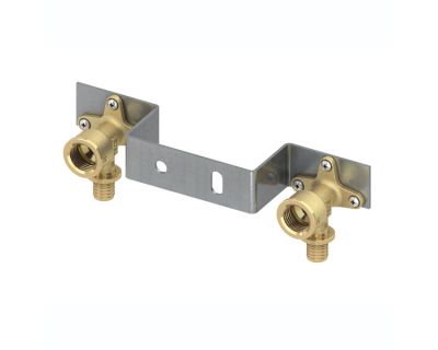 TECEflex 720550 Монтажный комплект с настенными уголками для смесителя, бронза 16 x Rp 1/2"