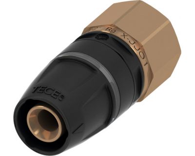 TECElogo 8713010 Соединение прямое с внутренней резьбой 63 х Rp 2, бронза