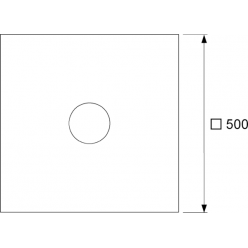 Гидроизоляционная манжета из EPDM TECEdrainpoint S, 3690006