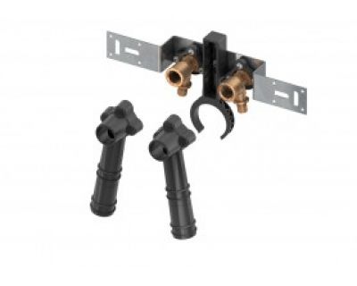 TECEflex 720565 Монтажный комплект с настенными уголками для дистанционного подключения смесителя в сборе 16 x Rp 1/2" бронза