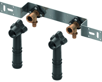 TECEflex 720562 Монтажный комплект с настенными уголками для подключения смесителя, бронза 20 × Rp 1/2"