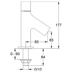 Смеситель Jacob Delafon Talan E10092RU-CP для раковины