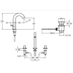 Смеситель Jacob Delafon Talan E10086RU-CP для раковины