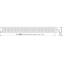 Душевой лоток AlcaPlast Low APZ1101-950 с вертикальным стоком для перфорированной решетки
