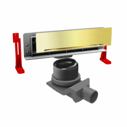 Водосточный желоб Pestan Confluo Premium WALL золото, 13100061