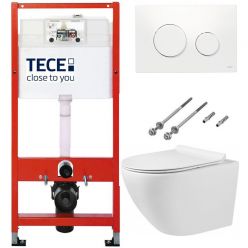 Комплект: TECEbasekit с унитазом подвесным, без ободка, с крышкой микролифт   94_S 801	
