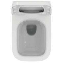 Подвесной унитаз Ideal Standard i.life S RimLS+ с сиденьем Soft-close, T459201+T532901 укороченный