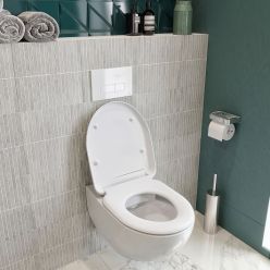 Унитаз подвесной Duravit Architec 57,5x36,5 безободковый с сиденьем Duroplast микролифт, 45720900A1