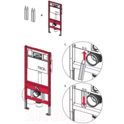 Крепления для инсталляций TECEprofil 9041029 для унитазов с уменьшенной высотой
