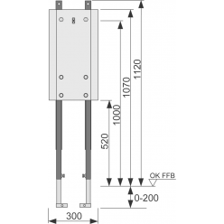 Модуль для монтажа поручней и опорных систем TECEprofil 9360000