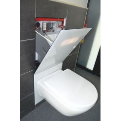 Нижнее стекло TECElux для унитаза-биде Duravit SensoWash C, Villeroy & Boch Viclean L, стекло белое 9650103