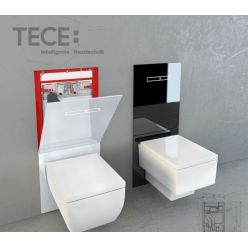 Нижнее стекло TECElux для унитаза-биде Duravit SensoWash C, Villeroy & Boch Viclean L, стекло белое 9650103