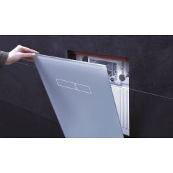 Стеклянная панель TECElux с электронным управлением, стекло белое 9650002