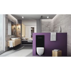 Нижнее стекло TECElux для унитаза-биде Duravit SensoWash C, Villeroy & Boch Viclean L, стекло белое 9650103