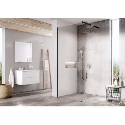 Душевой угол Ravak ST Walk-In Wall 1000 x 2000 блестящий + транспарент, GW9WA0C00Z1