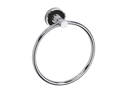 Полотенцедержатель-кольцо Bemeta Trend-I 104104068b хром/черный