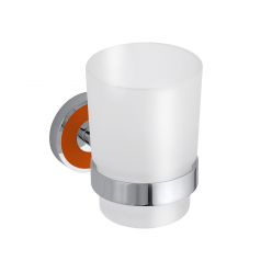 Стакан Bemeta Trend-I 104110018g хром/оранжевый