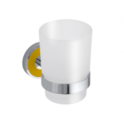 Стакан Bemeta Trend-I 104110018h хром/желтый