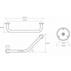 Поручень Bemeta 106107021