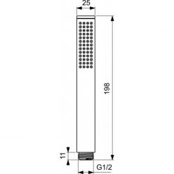 Душевая лейка Ideal Standard IdealRain BC774XG