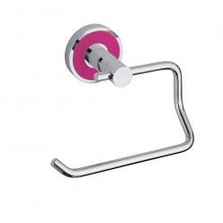 Держатель туалетной бумаги Bemeta Trend-I 104112048f хром/розовый