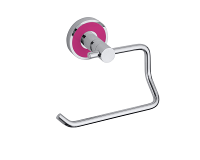 Держатель туалетной бумаги Bemeta Trend-I 104112048f хром/розовый