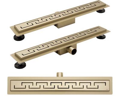 Трап для душа Rea Greek N L.Gold 70 см [REA-G8005] матовое золото