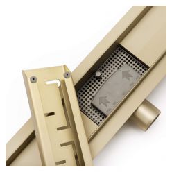 Трап для душа Rea Greek N L.Gold 70 см [REA-G8005] матовое золото