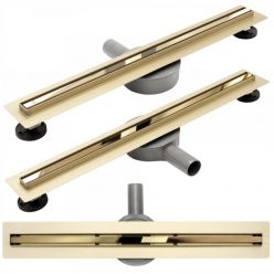 Трап для душа Rea Neo Slim Pro Mirror L.Gold 600 [REA-G5698] глянцевое золото