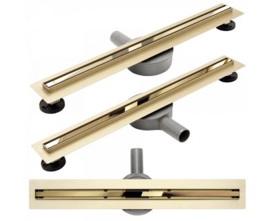 Трап для душа Rea Neo Slim Pro Mirror L.Gold 900 [REA-G5605] глянцевое золото