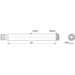 Удлинитель штанги Ideal Standard A861379AA 150 мм