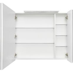 Зеркальный шкаф Roca Oleta 80 857647806 с подсветкой, белый глянец