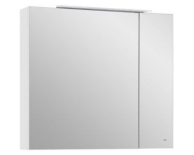 Зеркальный шкаф Roca Oleta 80 857647806 с подсветкой, белый глянец