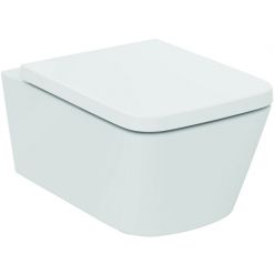 Подвесной унитаз Ideal Standard BLEND CUBE Aquablade [T368601+T392701] с сиденьем Soft-Close