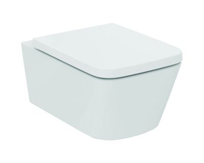 Подвесной унитаз Ideal Standard BLEND CUBE Aquablade [T368601+T392701] с сиденьем Soft-Close