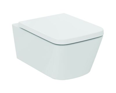 Подвесной унитаз Ideal Standard BLEND CUBE Aquablade [T368601+T392701] с сиденьем Soft-Close