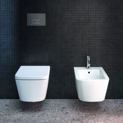 Подвесной унитаз Ideal Standard BLEND CUBE Aquablade [T368601+T392701] с сиденьем Soft-Close