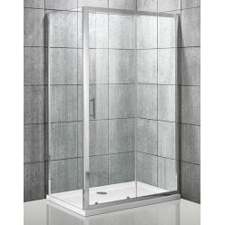 Душевой уголок Roxen Caspia 100x80x195 прозрачное стекло, 55060-100