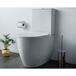 Напольный унитаз Vitra Sento Rim-ex  9830B003-7204 сиденье тонкое микролифт