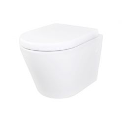 Унитаз подвесной Roxen Wailet 480x365x360 безободковый с крышкой Soft close термопласт,  530175-02