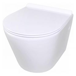 Унитаз подвесной Roxen Wailet 480x365x360 безободковый с крышкой Soft close дюропласт, 530175-01
