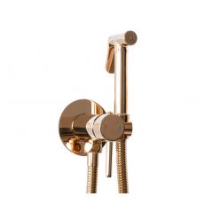 Смеситель с гигиеническим душем Rea LUNGO LOOP ROSE GOLD REA-B6523